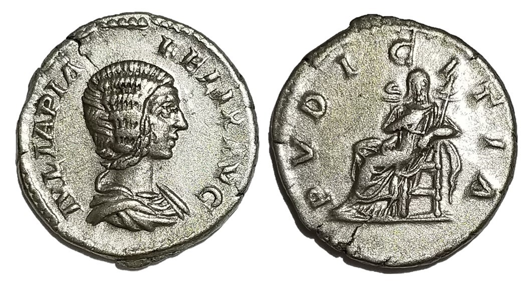 The PVDICITIA denarii of Julia Domna | Coin Talk