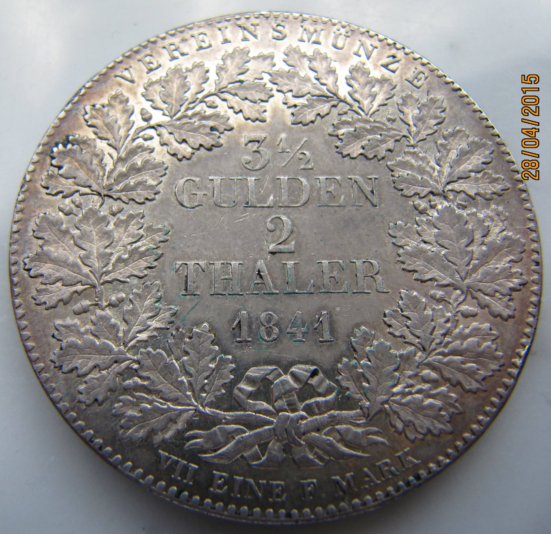 Doppeltaler Frankfurt - 1841 - REV - 1.jpg
