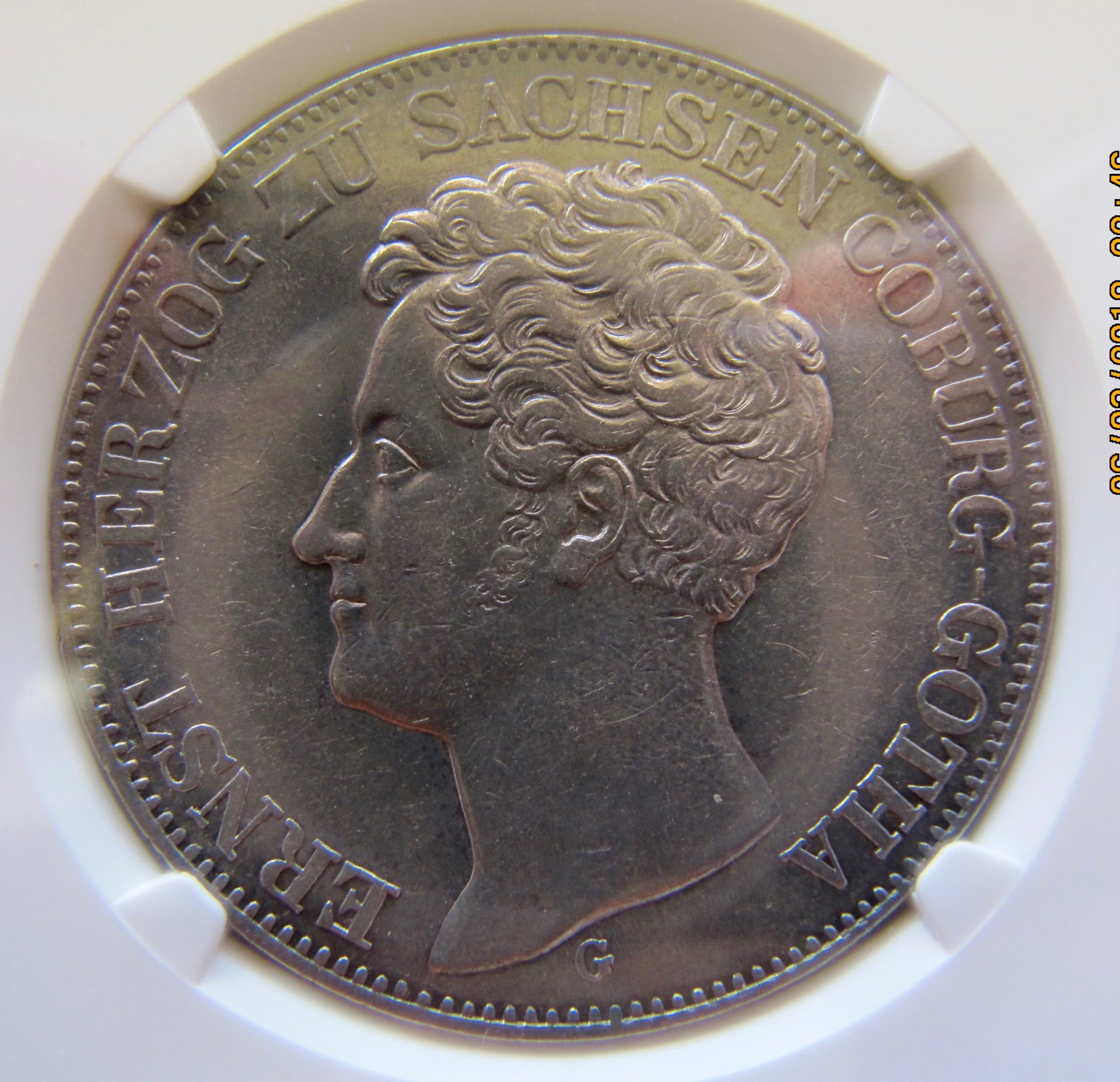 Doppethaler Sachsen Coburg Gotha 1841 OBV 3 - 1.jpg