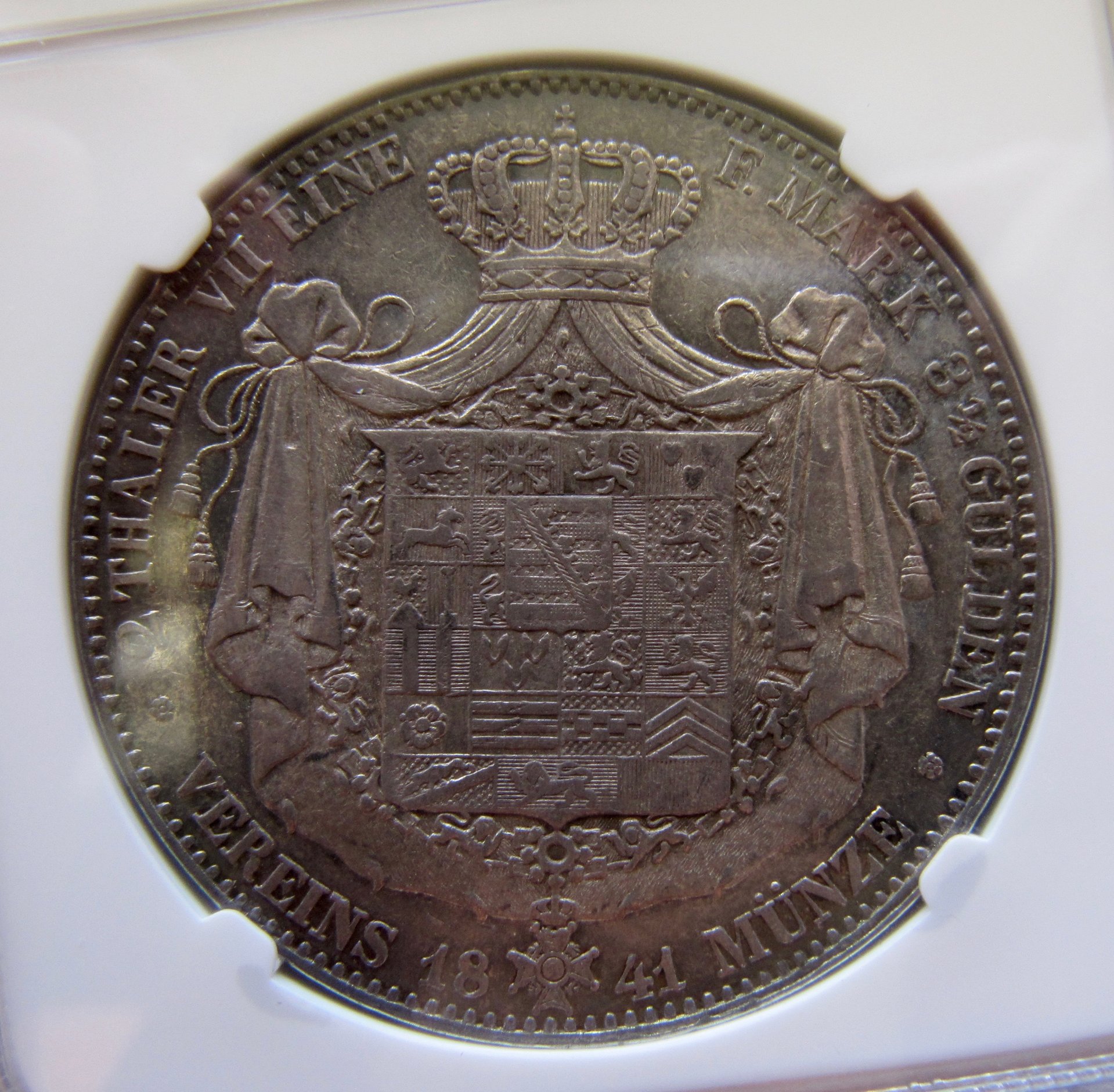 Doppethaler Sachsen Coburg Gotha 1841 REV 1 - 1.jpg
