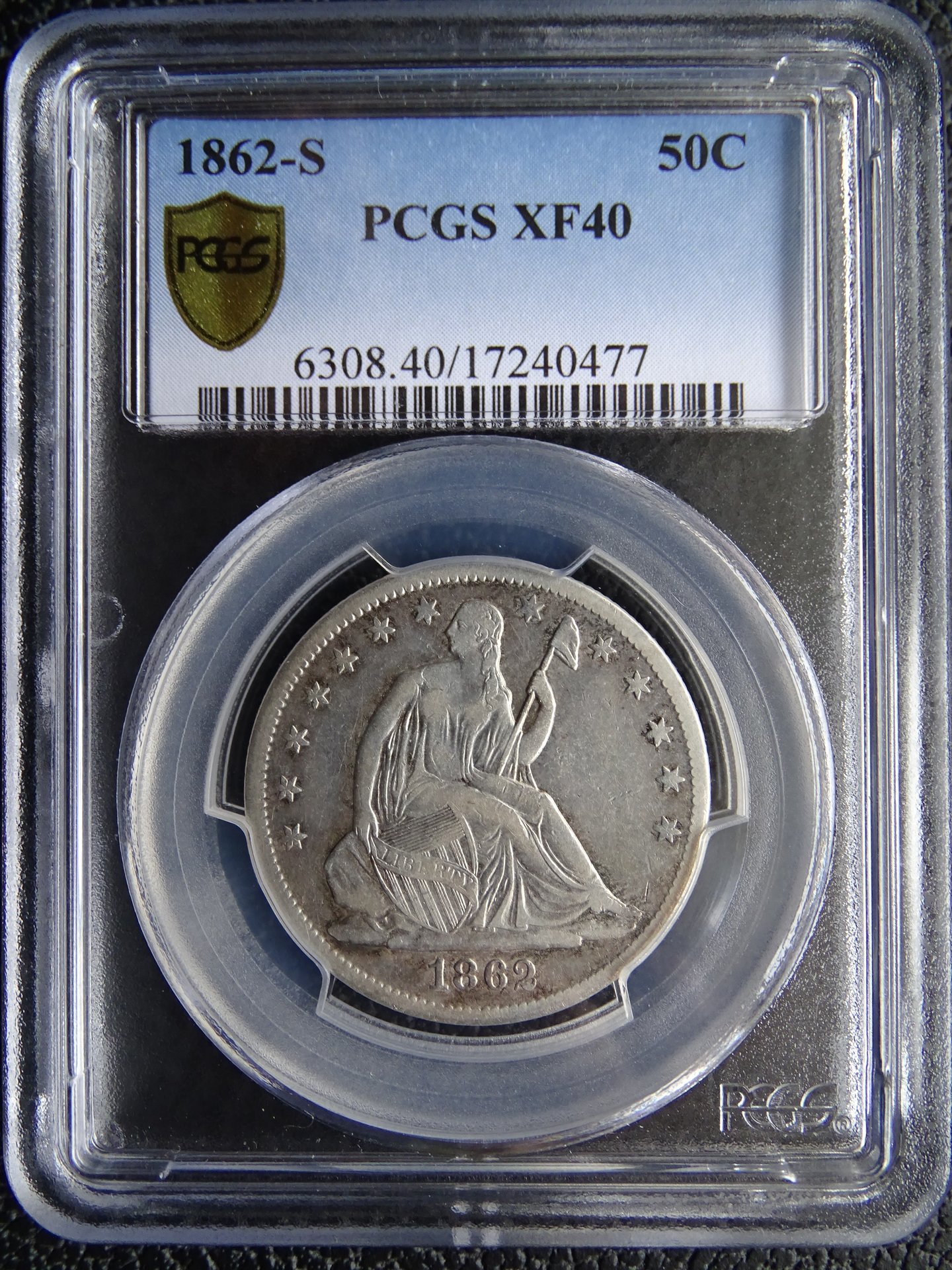 DSC01524_PCGS_Seated_Half_XF40_Obv.jpg