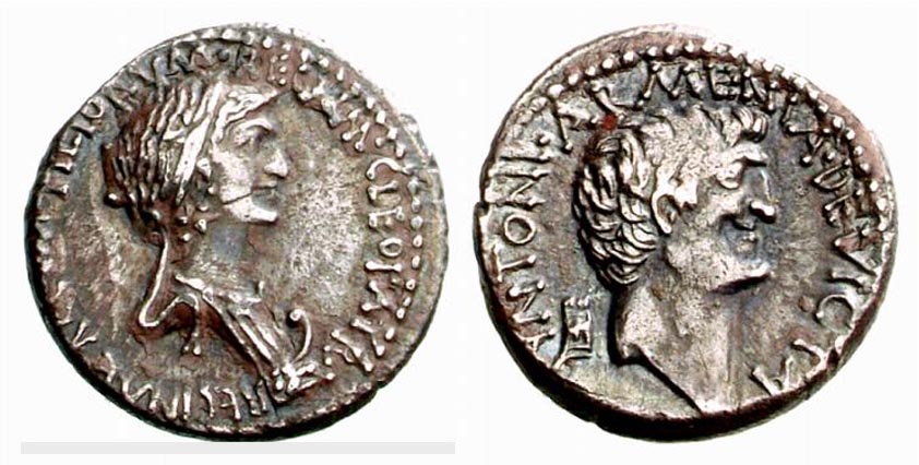 E1 - Marc Antony & Cleopatra AR denarius - dual.jpg