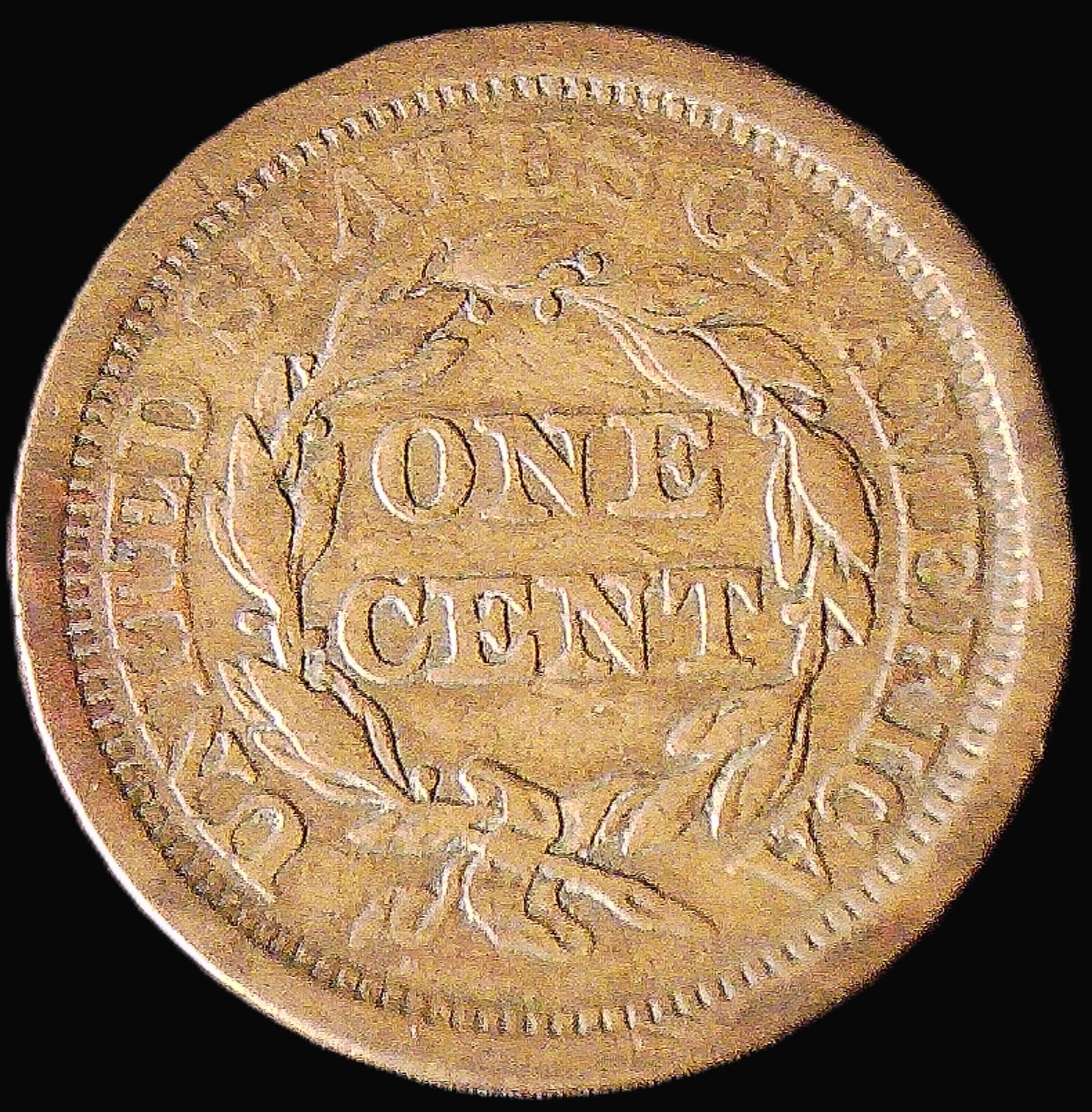 eBay #155 - 1843 One Cent - Mature Head -High Res - Reverse.jpg