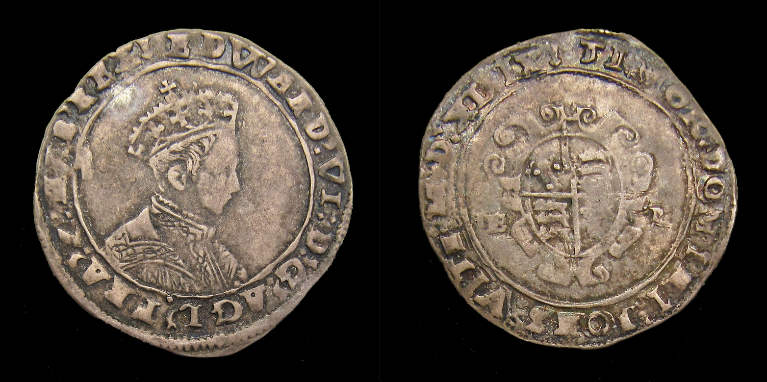 Edward VI Shilling Tower Mint - OBV:REV - VGP 2022 New - Black background.png