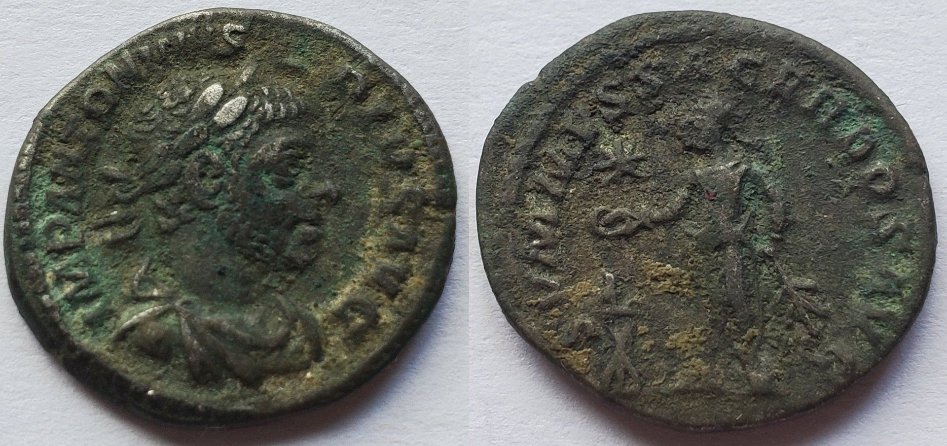 Elagabalus svmmvs sacerdos partially cleaned.jpg