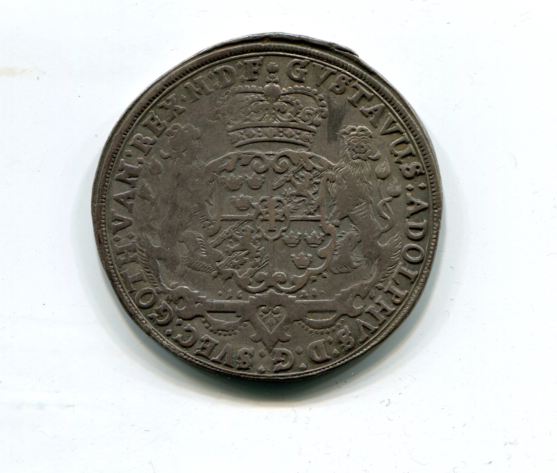 Elbing Gustav II Adolf Taler 1628 LD rev 296.jpg