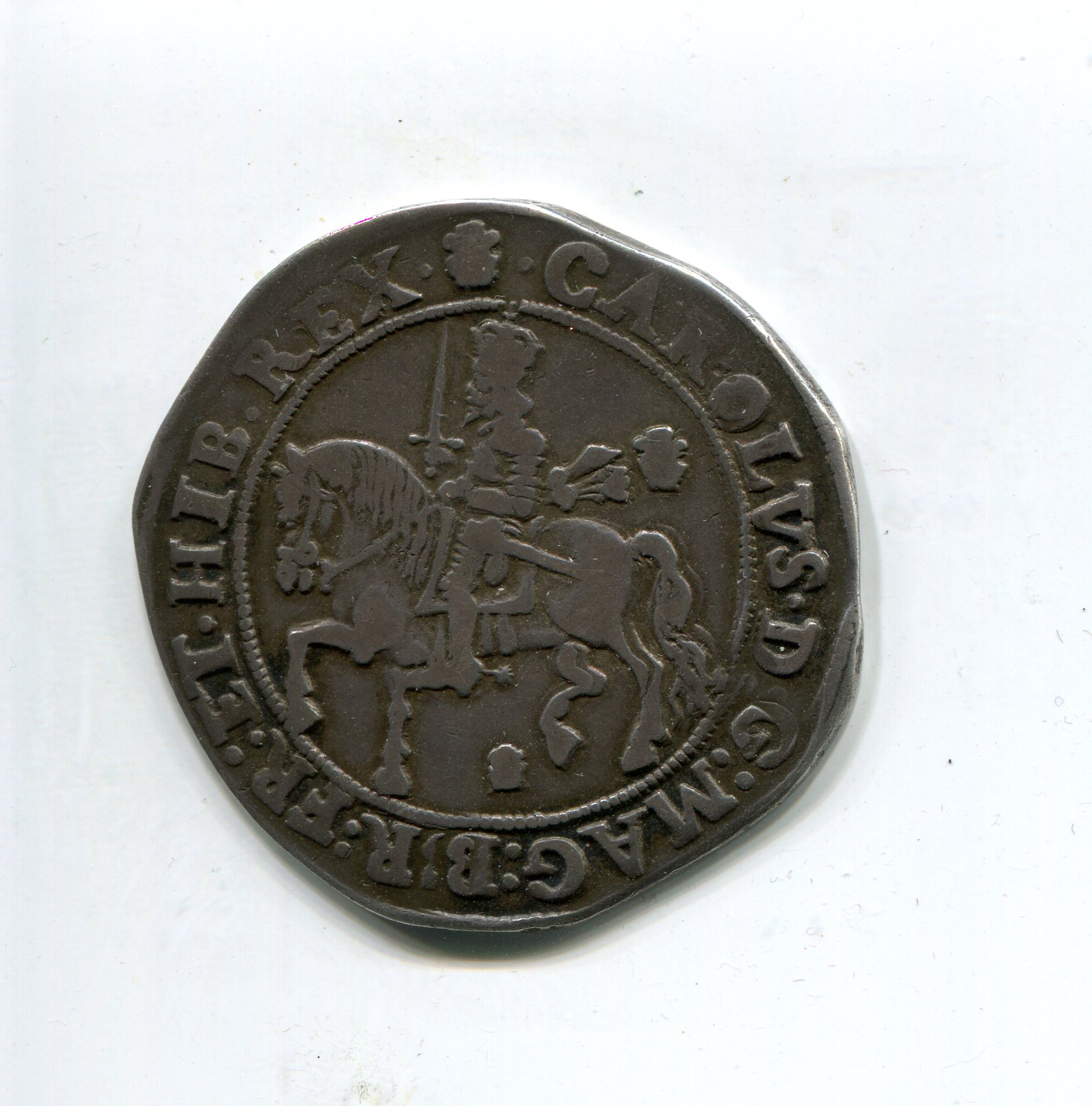England Chas I Halfcrown 1646 Bridgnorth query LD obv  806.jpg