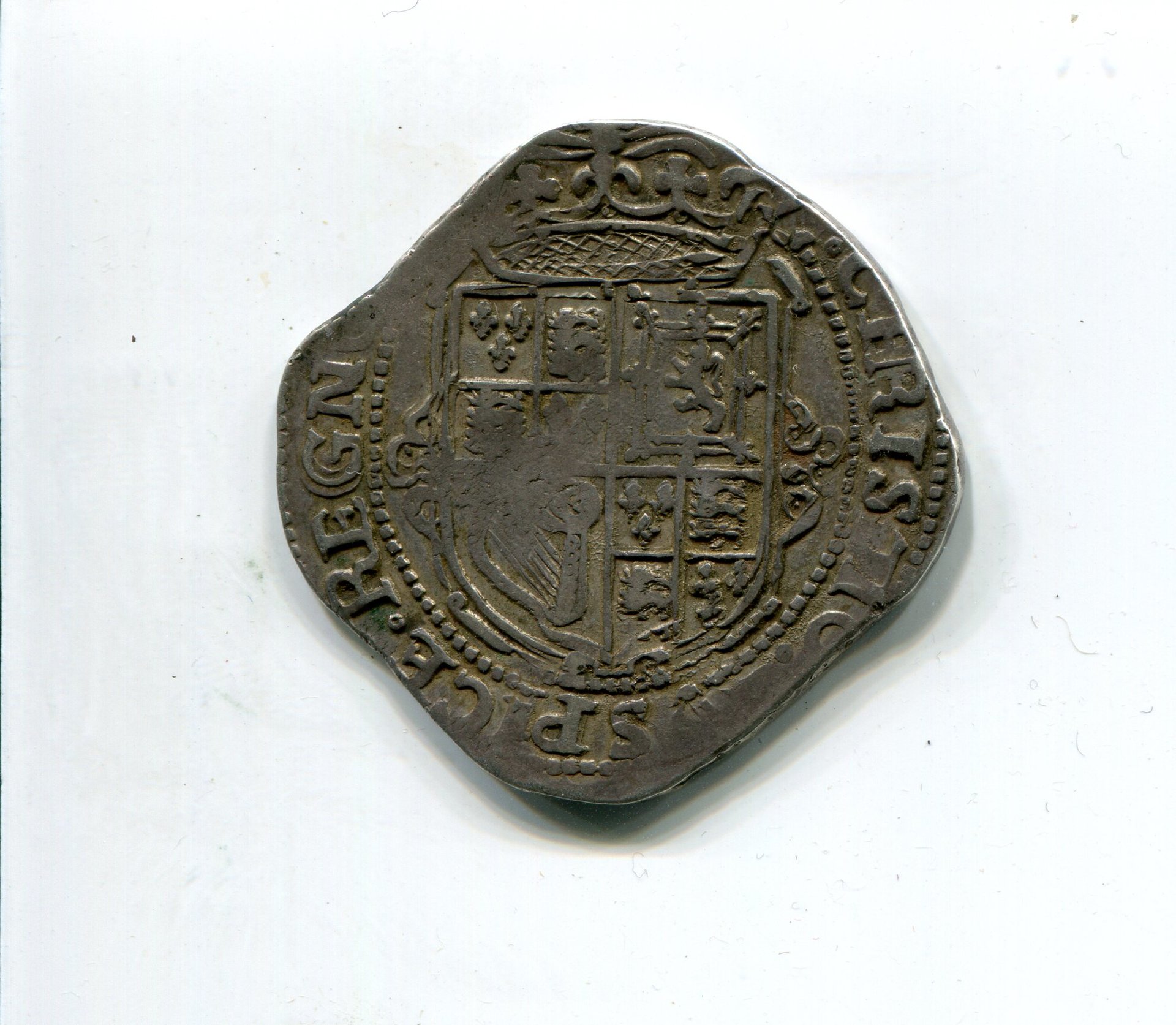 England Chas I Halfcrown nd 1643-4 Worcester LD rev  813.jpg