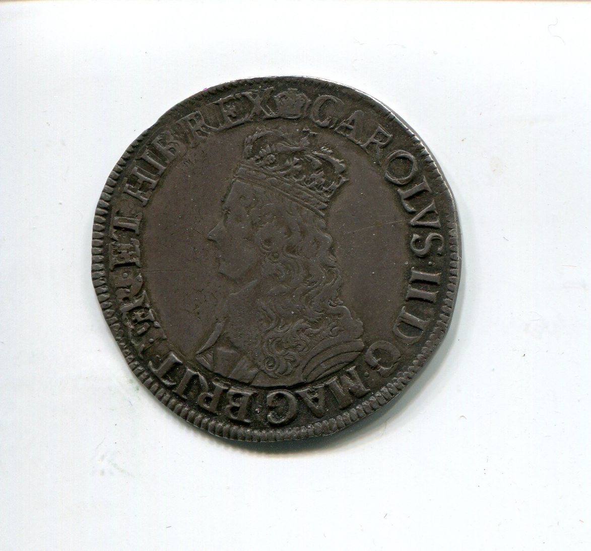 England Chas II Shilling 1st Ham nd 1660-61 obv 910.jpg