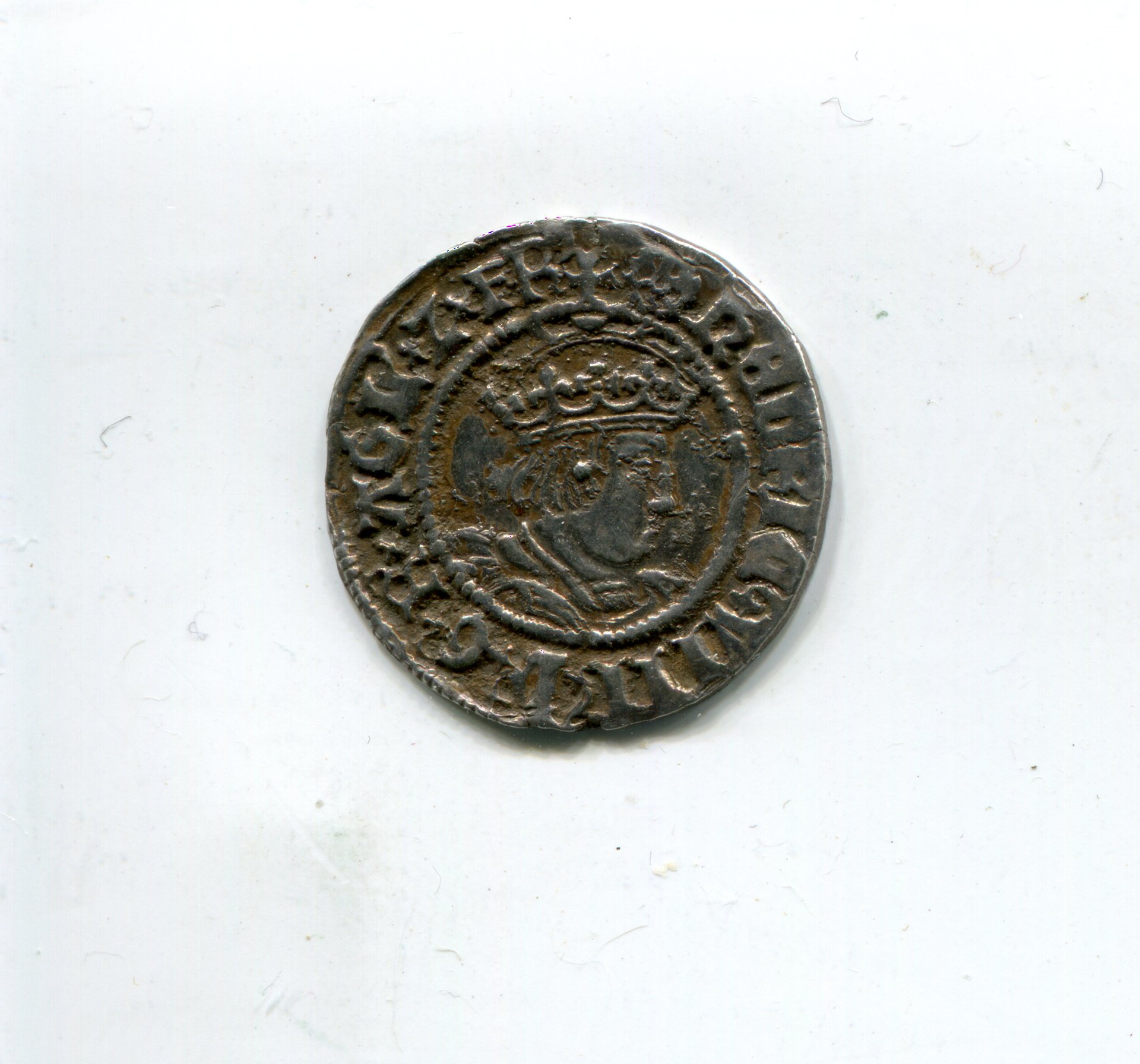 England Henry VIII Half Groat Canterbury TC  nd 1526-44 obv 596.jpg