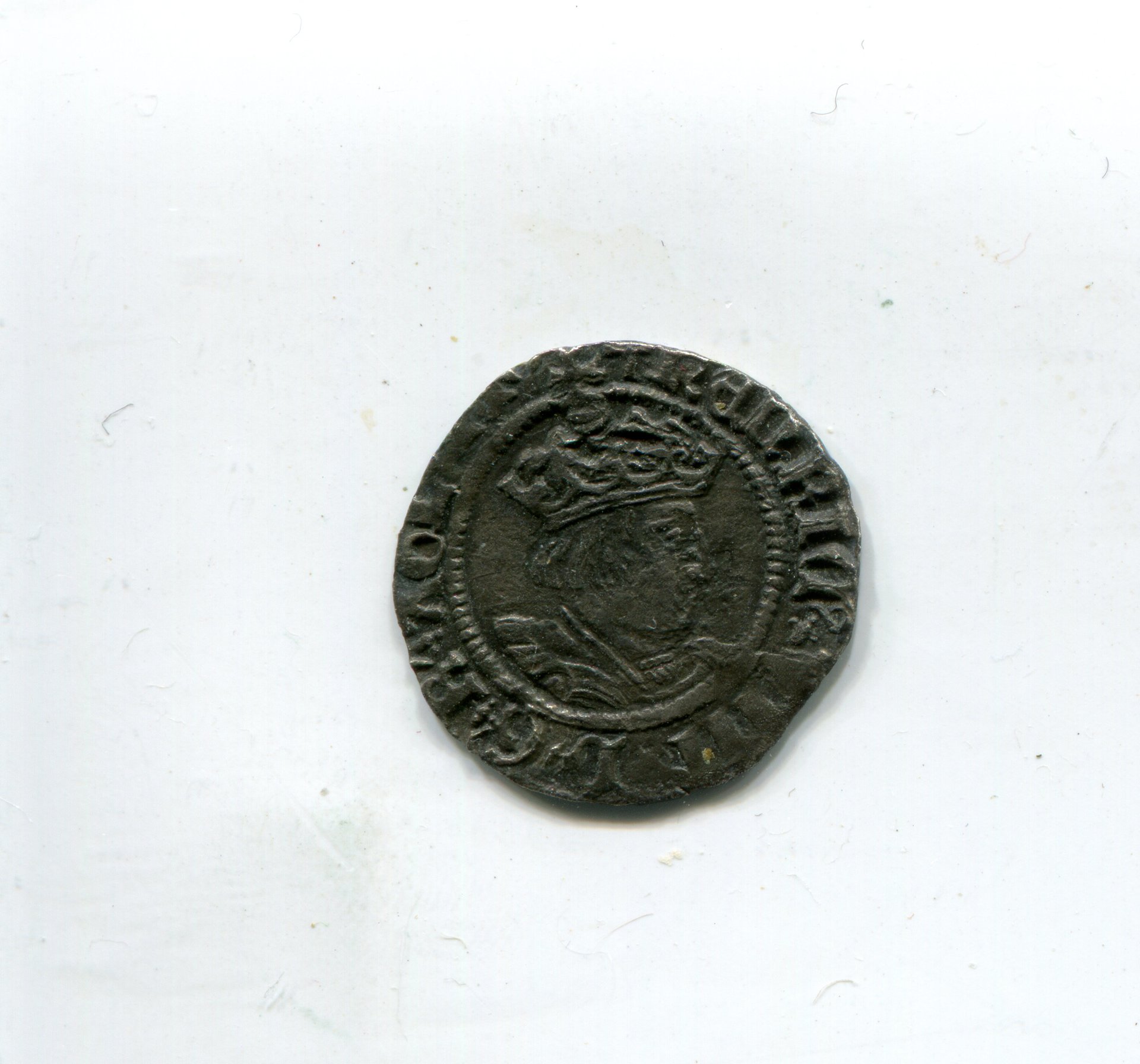 England Henry VIII Half Groat York TW  nd 1526-44 obv 603.jpg
