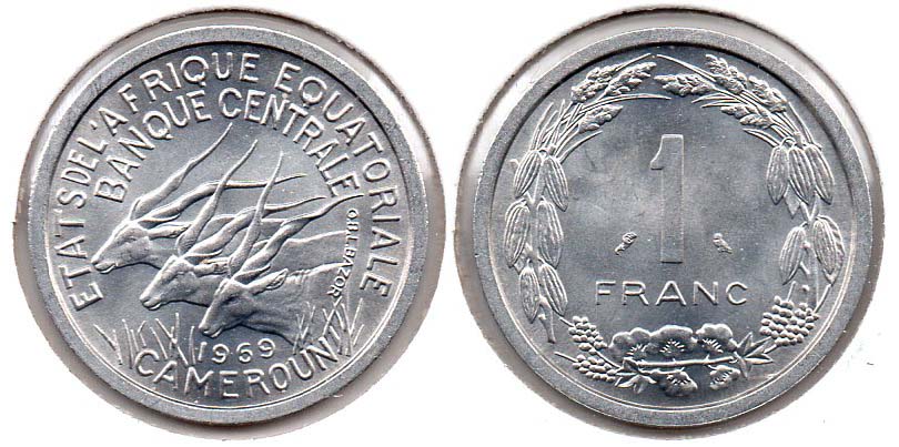 Equatorial African States - 1 France - 1969.jpg