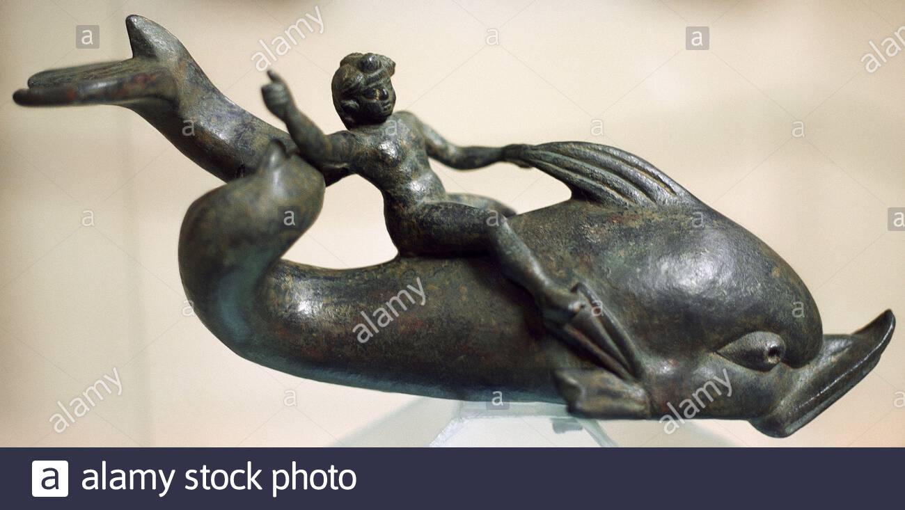 eros-on-dolphin-2BEEA7J.jpg