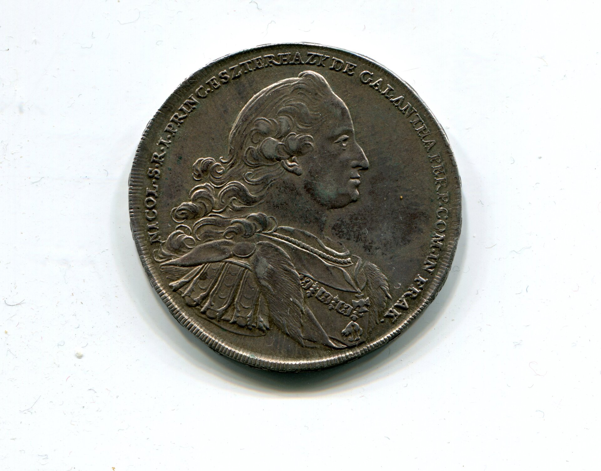 Esterhazy Nikolaus Josef Taler 1770 LD obv 232.jpg