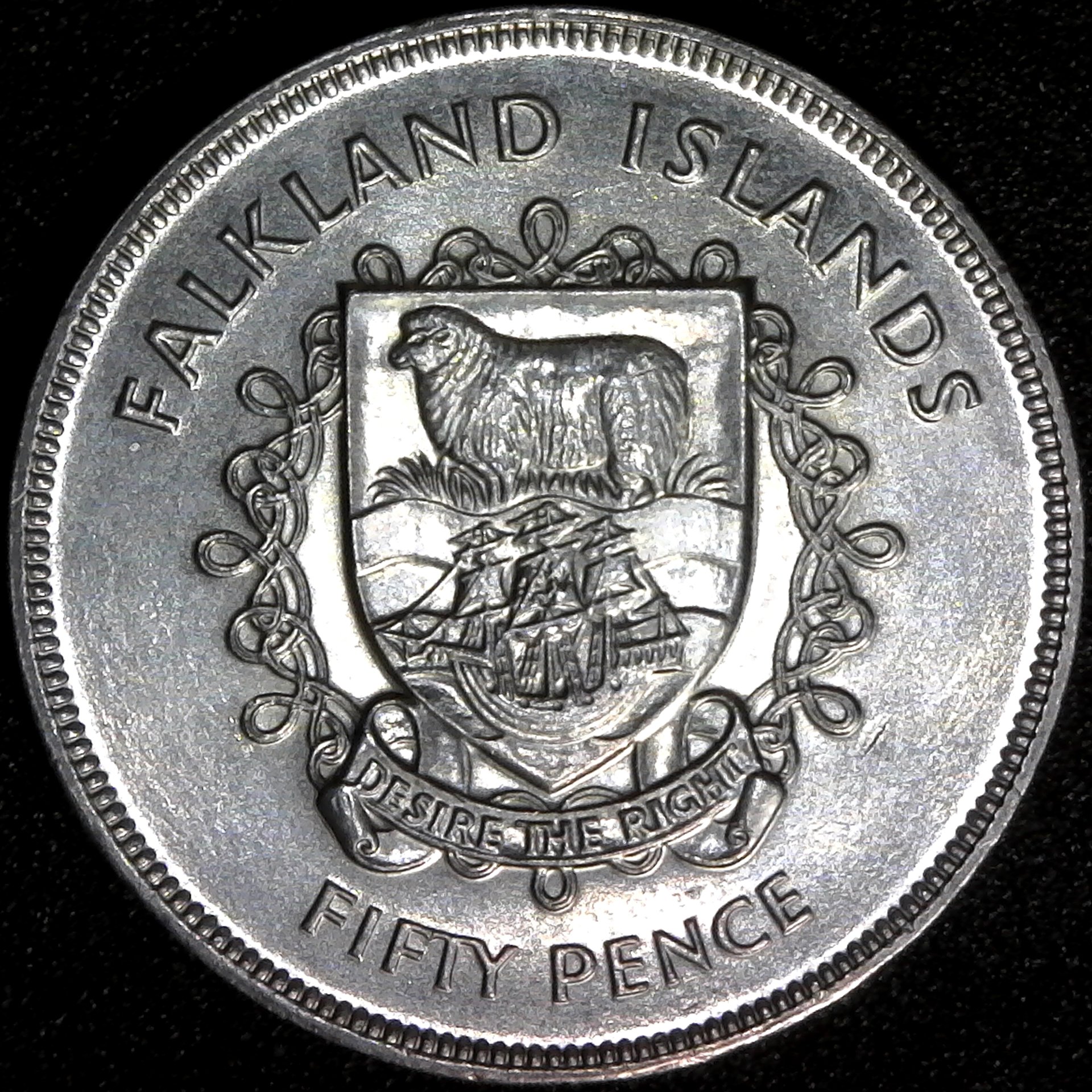 Falklands Islands Fifty Pence 1977 rev.jpg