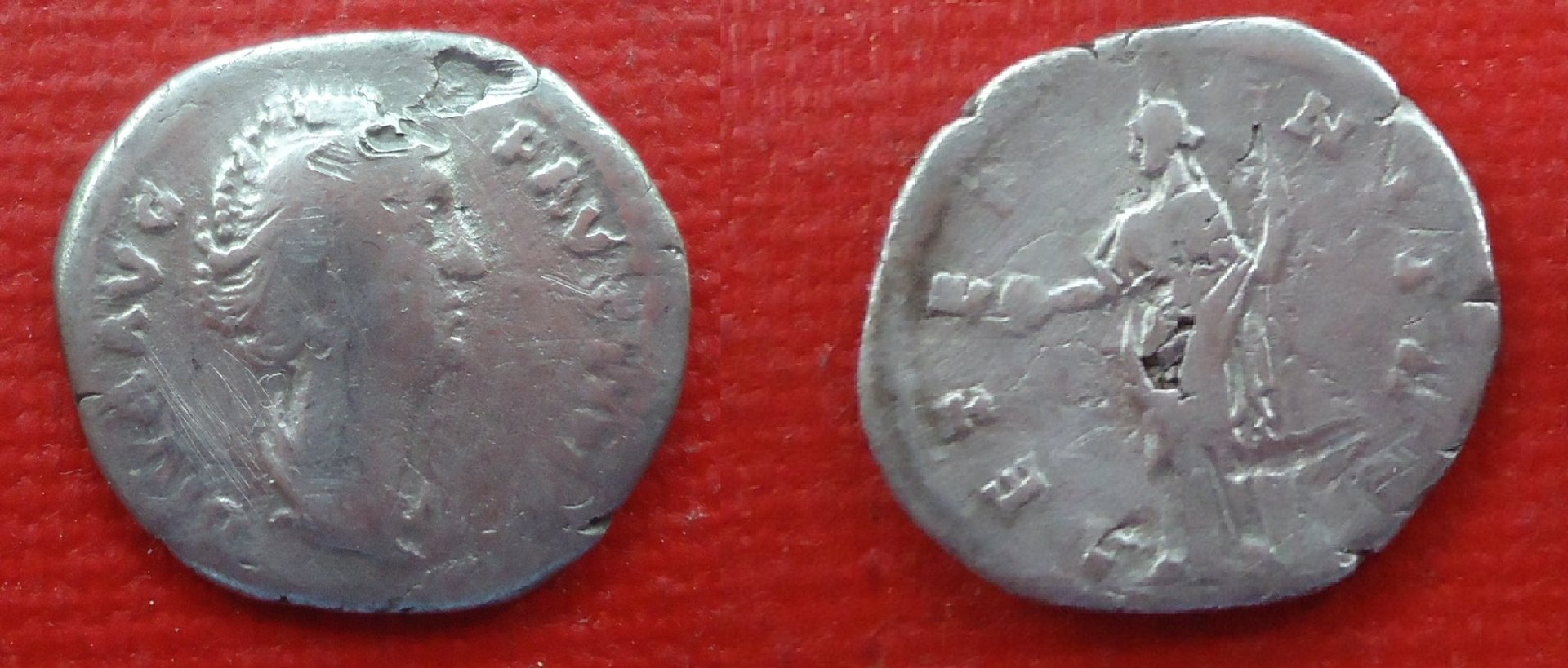 Faustina I - Aeternitas w globe & scept. denarius May 19 from lot (0).jpg