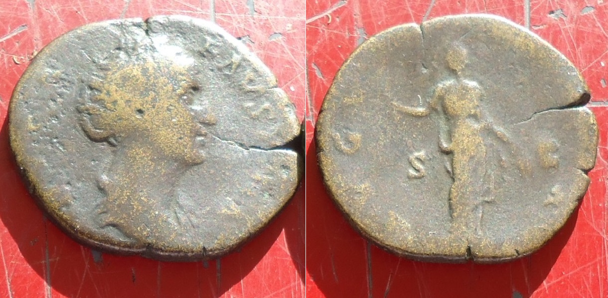 Faustina I - Sestertius on Dup Flan Ceres Lot May 2018 (0).jpg