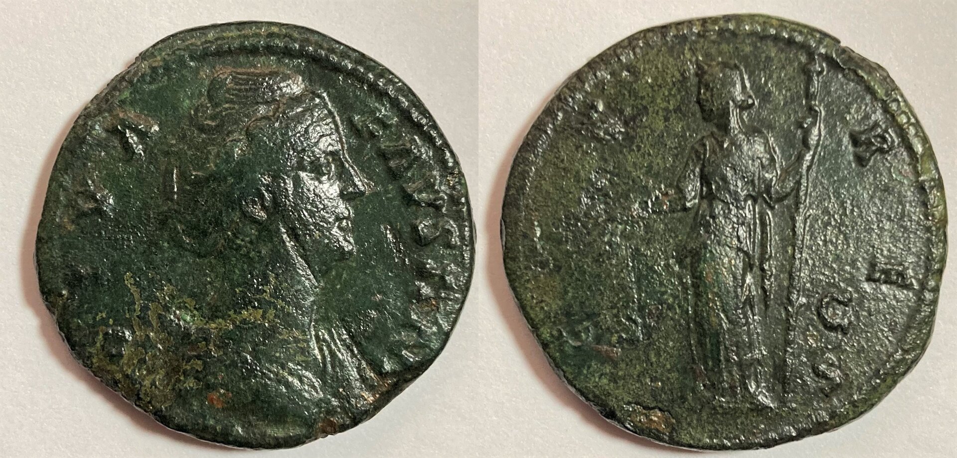 Faustina I Sestertius RIC Rome 1128.JPG