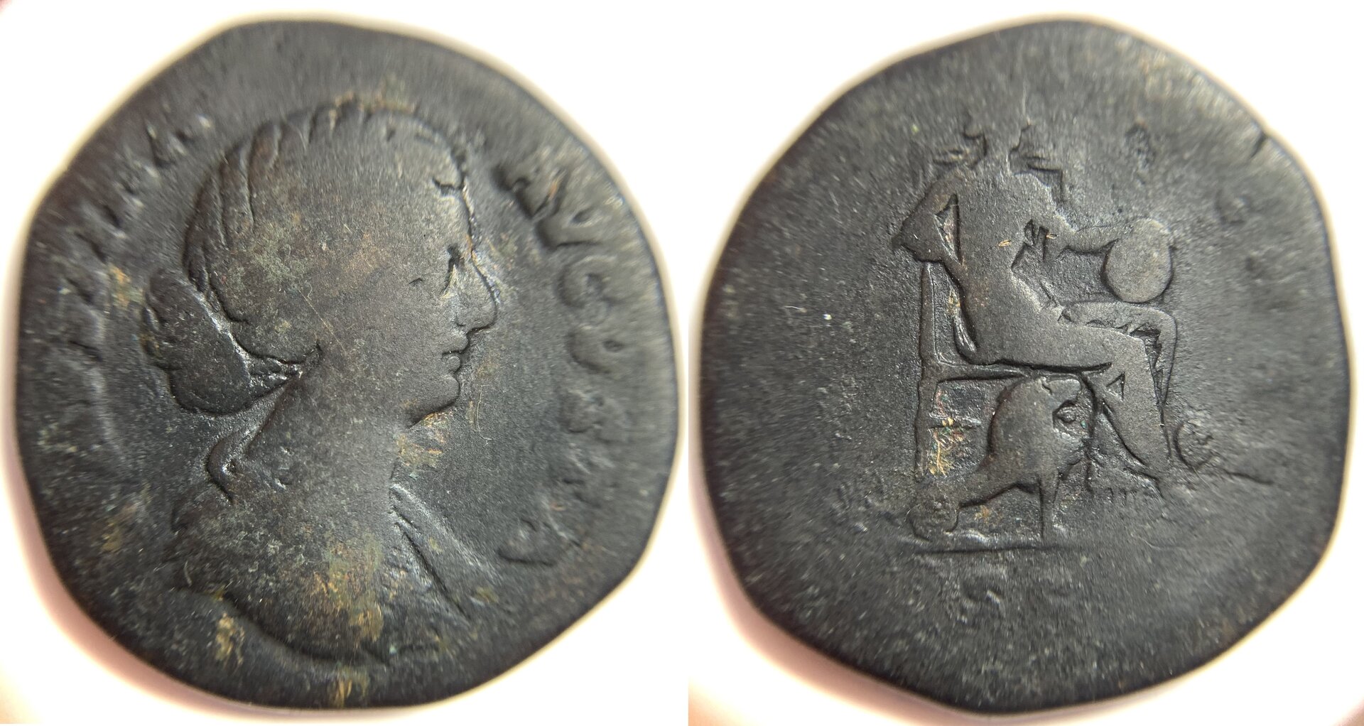 Faustina II AE Sestertius RIC 1663.JPG