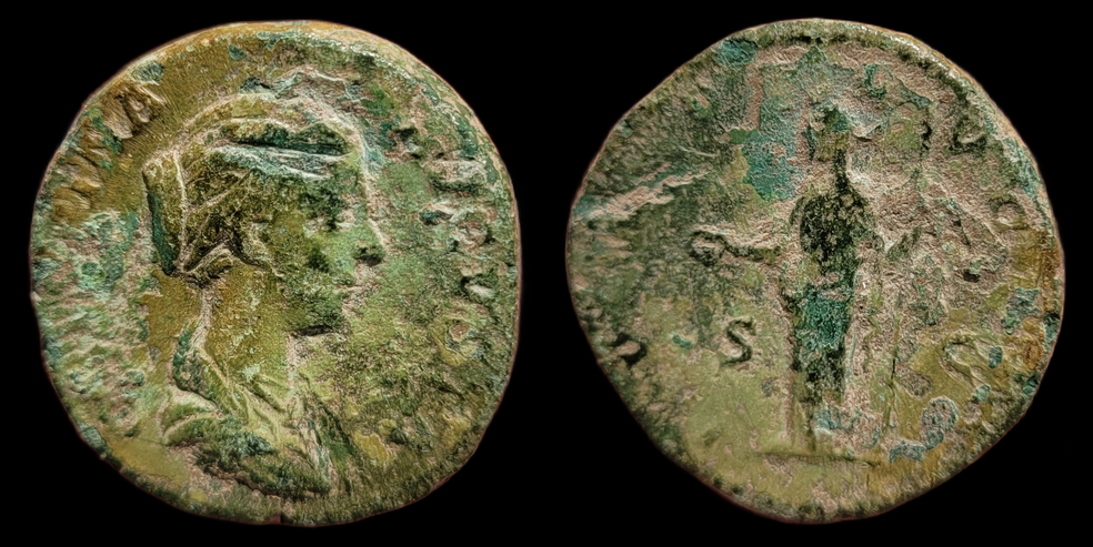 Faustina II, As, LAETITIA SC.png