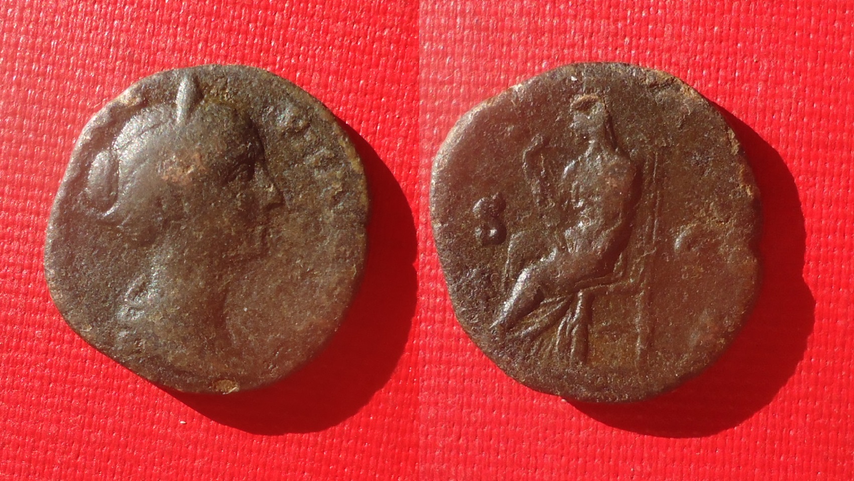 Faustina II - As Pudicitia seated lot May 2022 (0).jpg