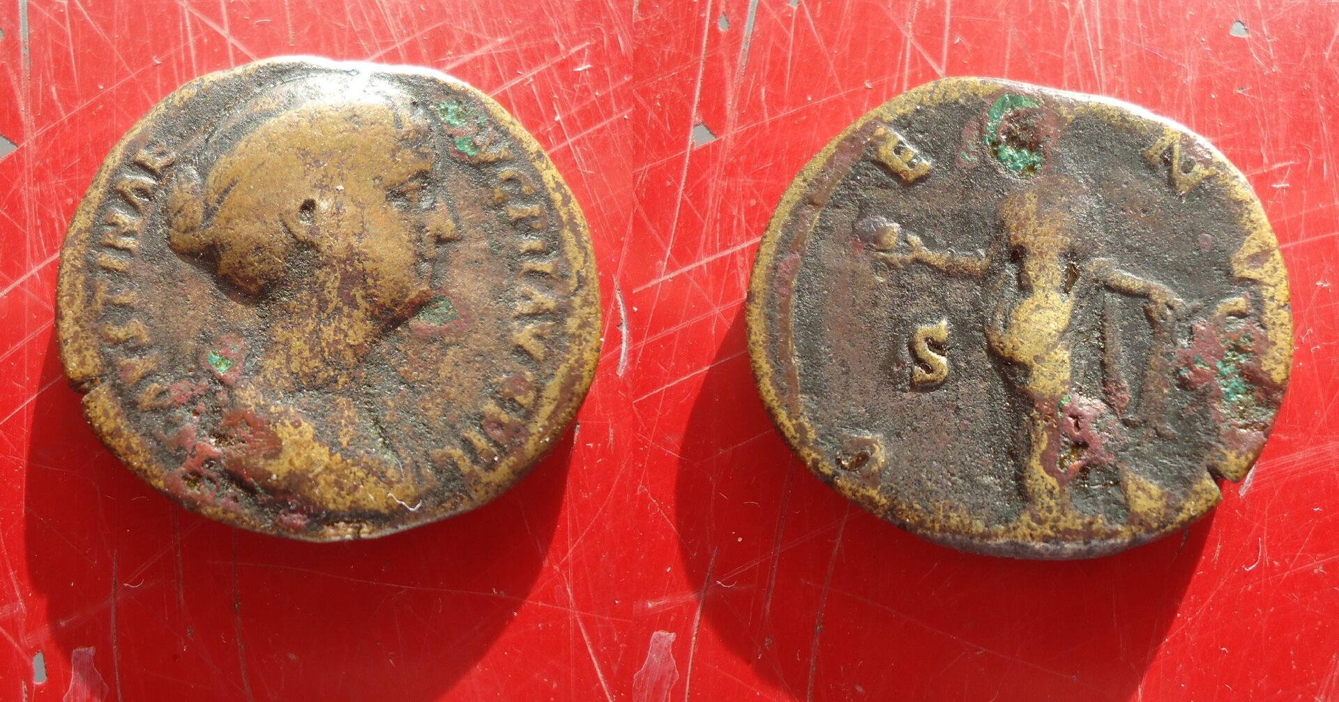 Faustina II - Dupondius VENVS May 2018 (0).jpg