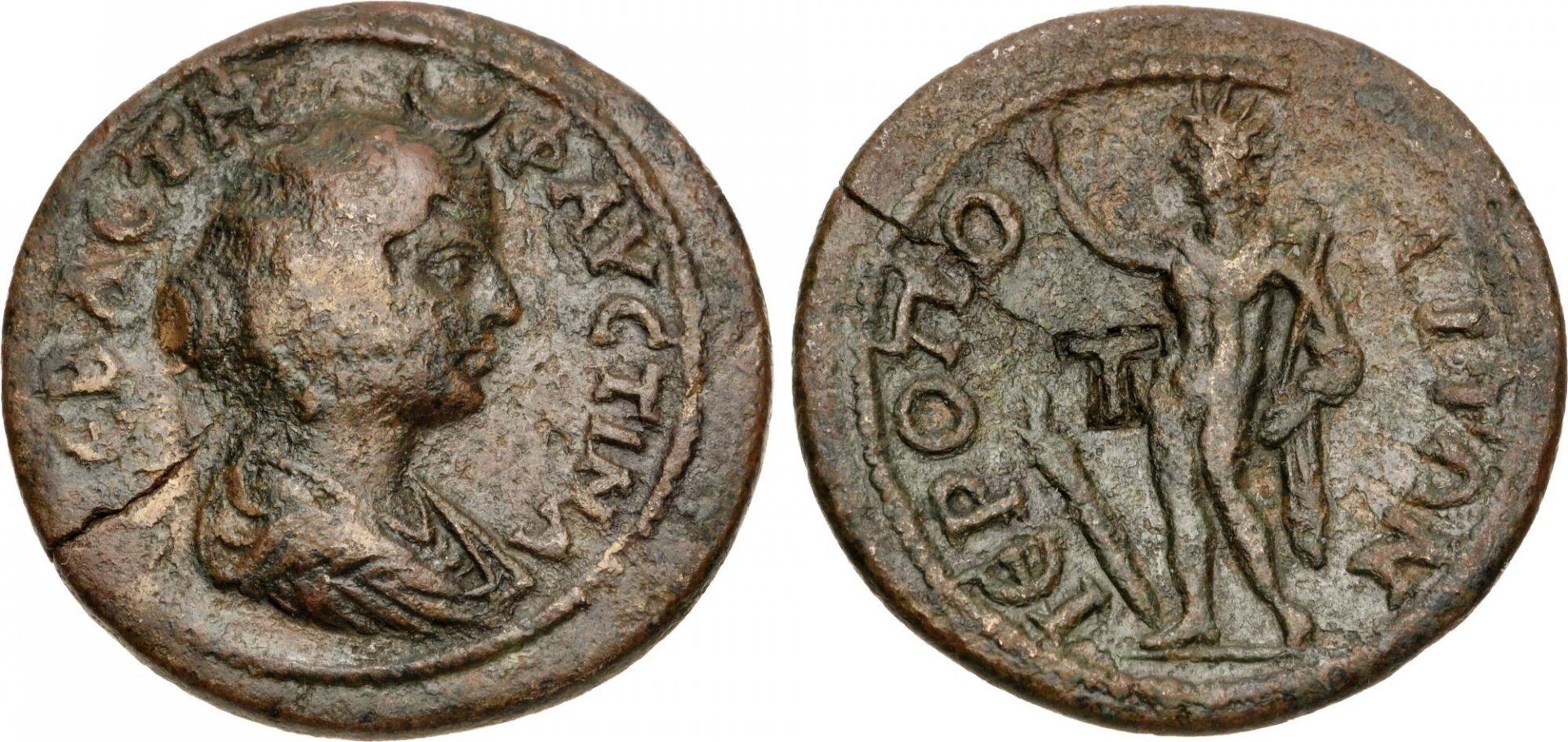 Faustina II (LARGE), Cilicia, Hierapolis-Castabala, von Aulock 5572, Levante 1586.jpg