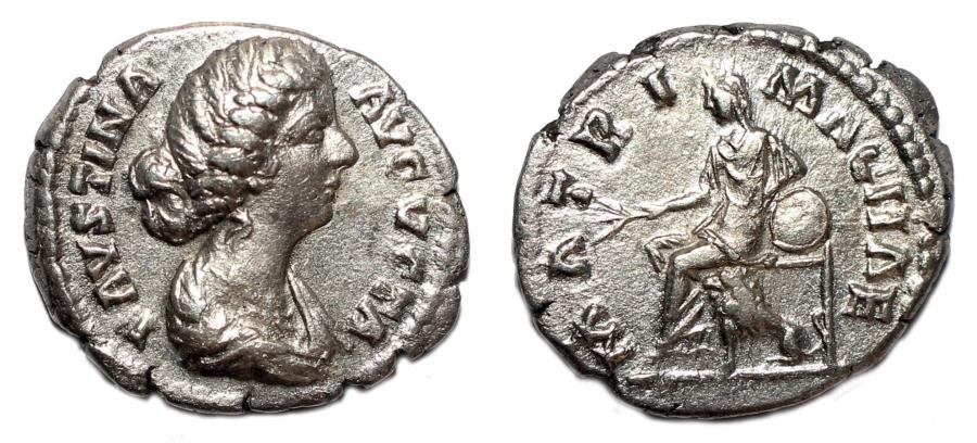 Faustina II -Marti Magnae (Cybele left with lion under throne).jpg