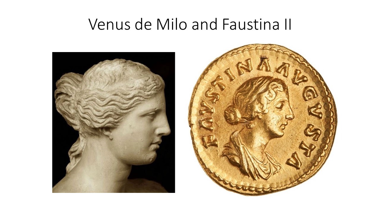 Faustina JR and Venus de Milo.jpg