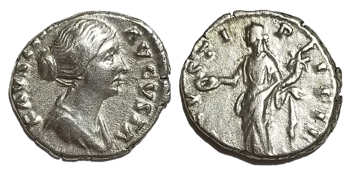 Faustina Jr AVGVSTI PII FIL Concordia denarius.jpg