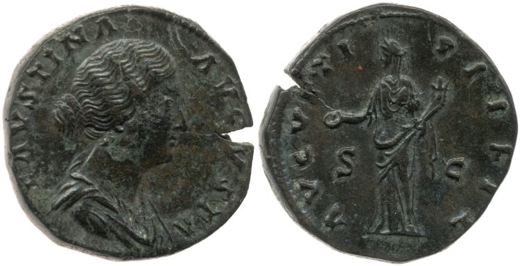 Faustina Jr AVGVSTI PII FIL Concordia sestertius BMC 2199.JPG