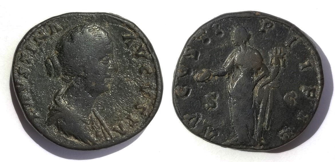 Faustina Jr AVGVSTI PII FIL Concordia sestertius.jpg
