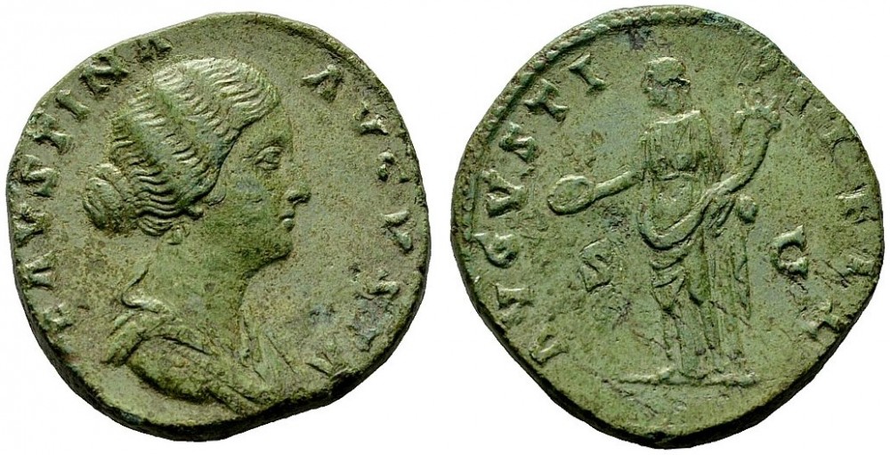 Faustina Jr AVGVSTI PII FIL Concordia sestertius Rauch.jpg