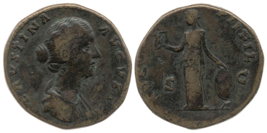 Faustina Jr AVGVSTI PII FIL S C Venus Victrix sestertius BMC.png