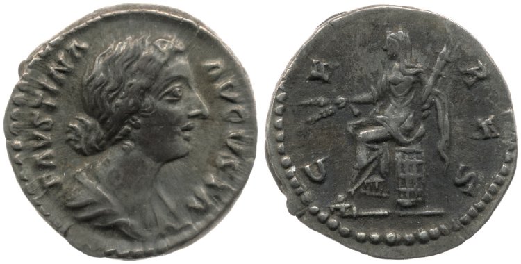 Faustina Jr CERES denarius type 1 BMC 81ff.jpg