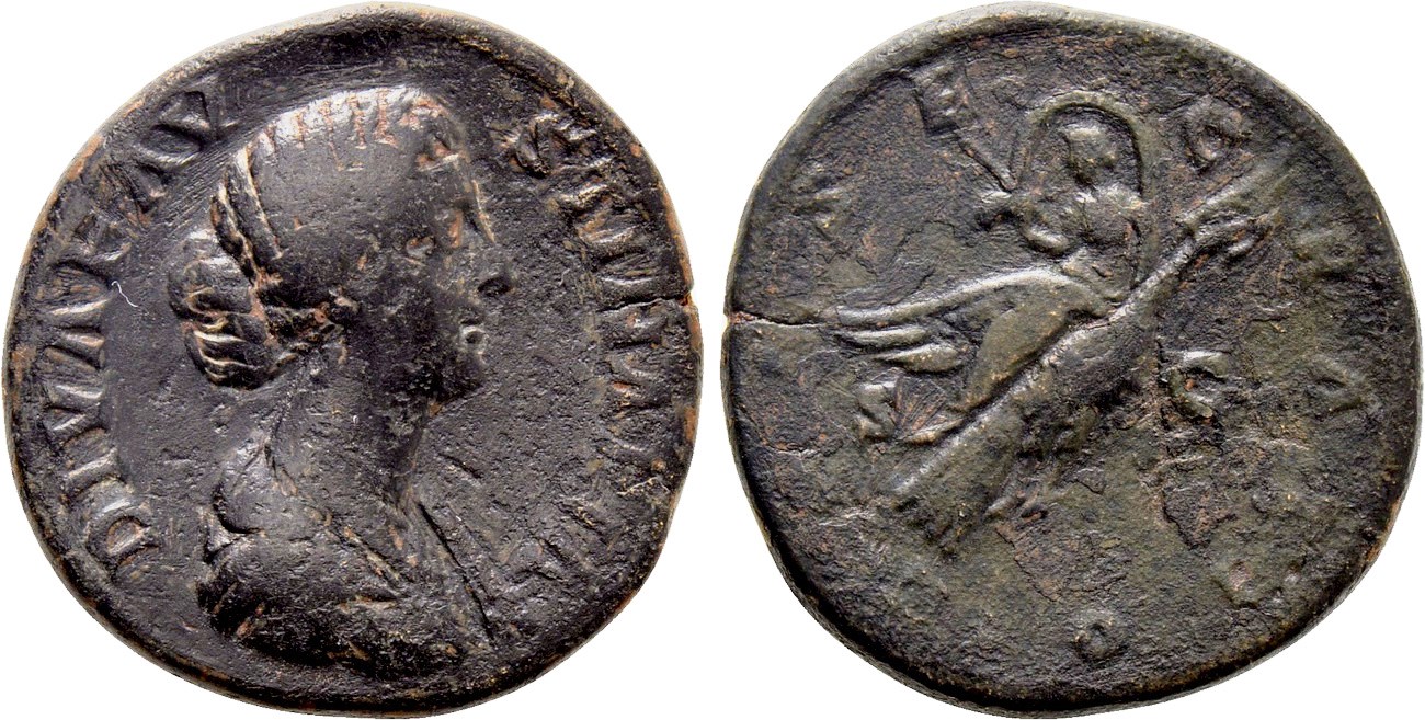 Faustina Jr CONSECRATIO flying peacock sestertius.jpg