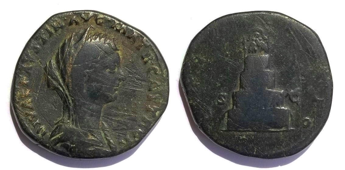 Faustina Jr CONSECRATIO funeral pyre sestertius.jpg