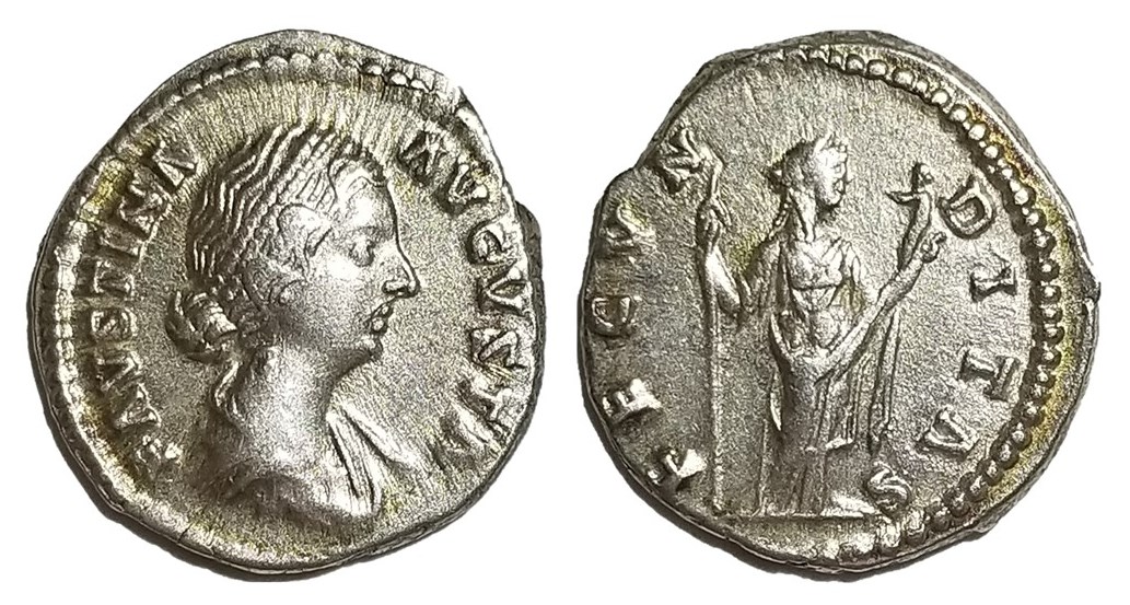 Faustina Jr FECVNDITAS denarius.jpg
