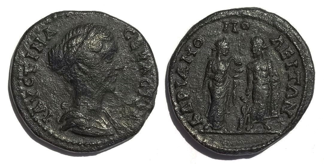 Faustina Jr Hadrianopolis Hygeia and Asklepios.jpg