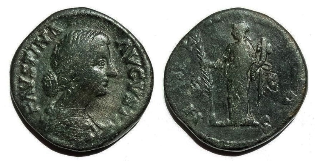 Faustina Jr HILARITAS S C Sestertius.jpg