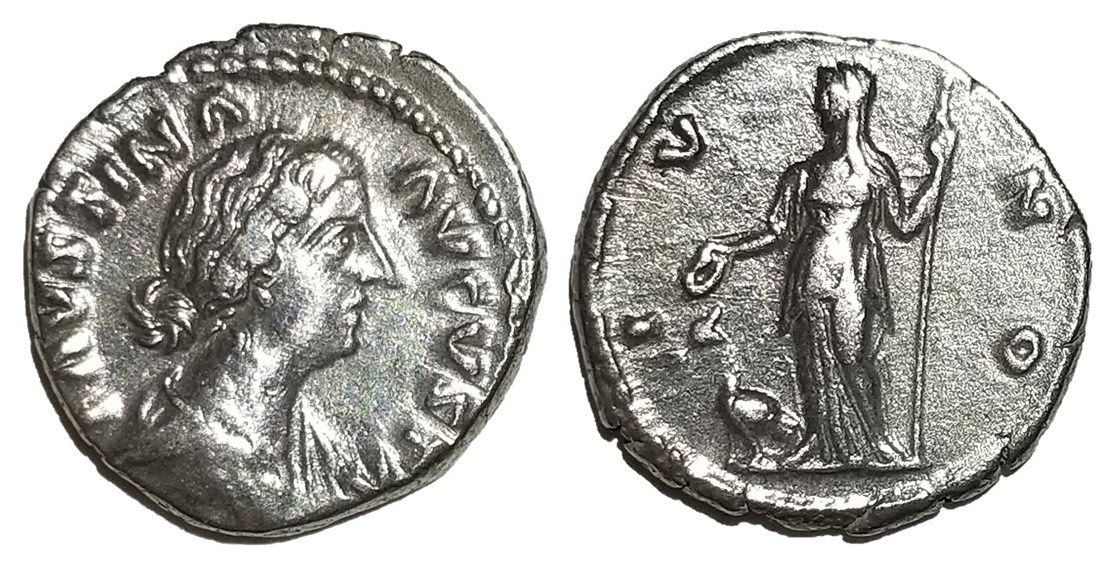 Faustina Jr IVNO denarius type 9 hairstyle.jpg