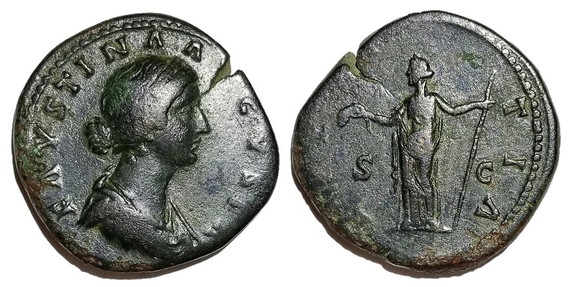 Faustina Jr LAETITIA S C standing sestertius.jpg