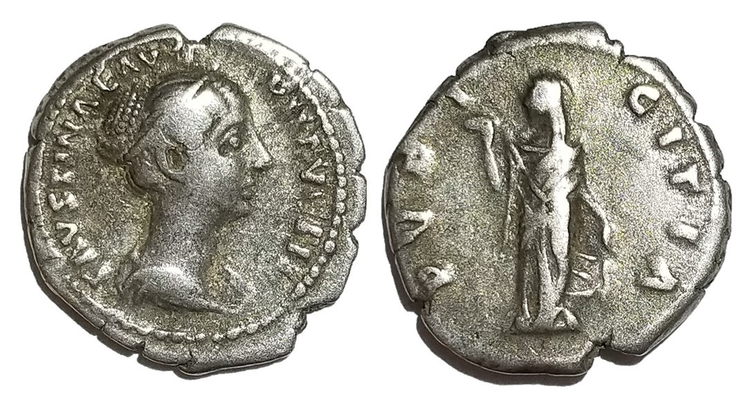 Faustina Jr PVDICITIA veil denarius.jpg