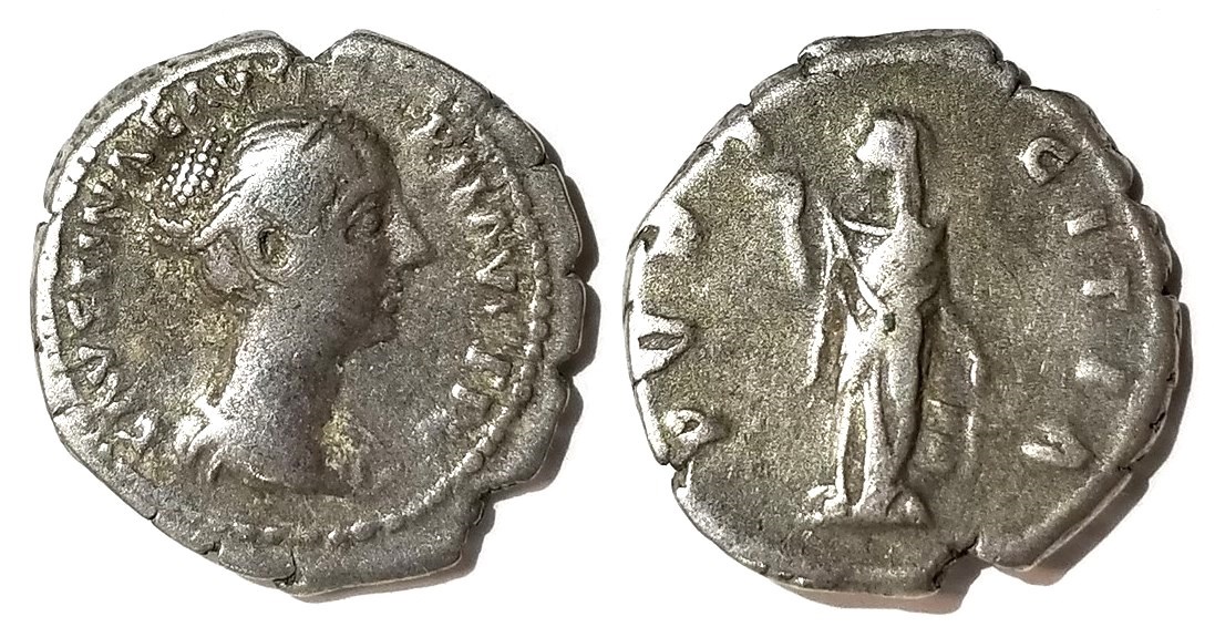 Faustina Jr PVDICITIA veil denarius.jpg