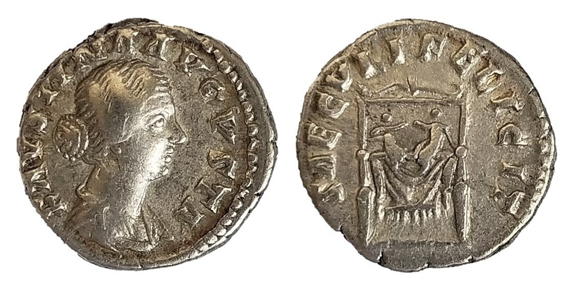 Faustina Jr SAECVLI FELICIT Denarius RIC 711.jpg