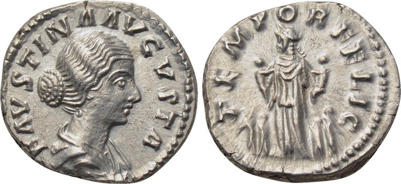 Faustina Jr TEMPOR FELIC Denarius Naumann.jpg