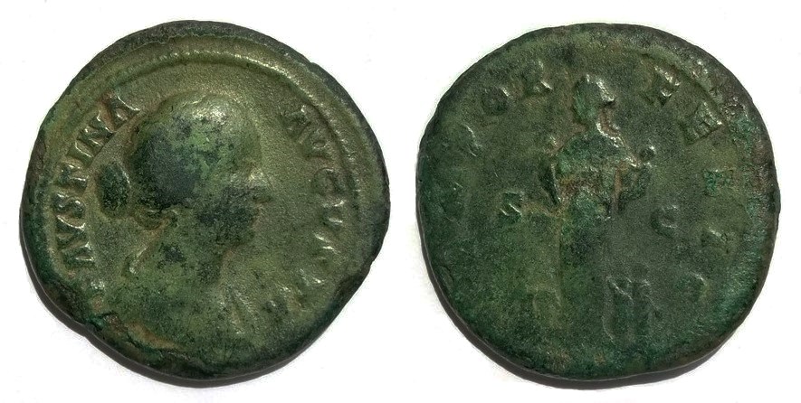 Faustina Jr TEMPOR FELIC S C Dupondius.jpg
