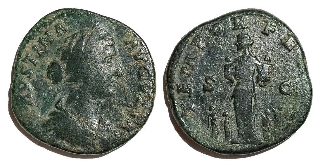 Faustina Jr TEMPOR FELIC S C Sestertius stephane.jpg
