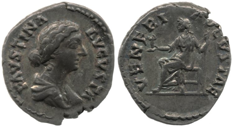 Faustina Jr VENERI AVGVSTAE denarius BMC 159.jpg