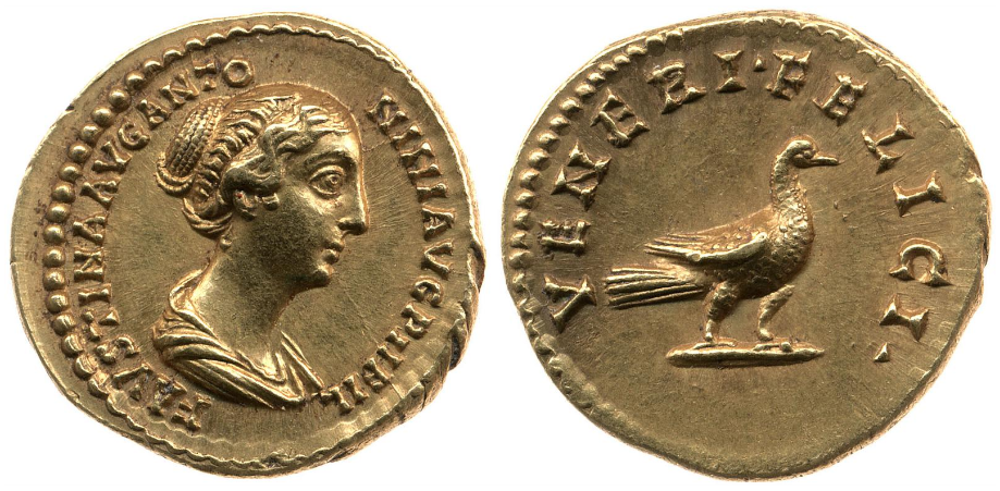 Faustina Jr VENERI FELICI dove aureus BMC.png